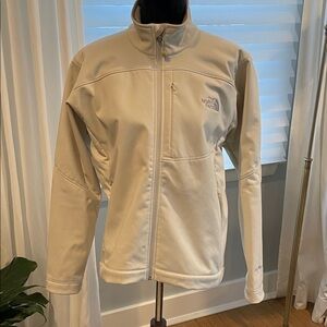The North Face Women's Cream/Beige Colored Softshell Jacket